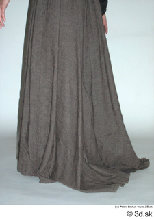  Photos Woman in Historical Dress 18 17th century Grey dress Historical clothing formal dress grey skirt 0007.jpg